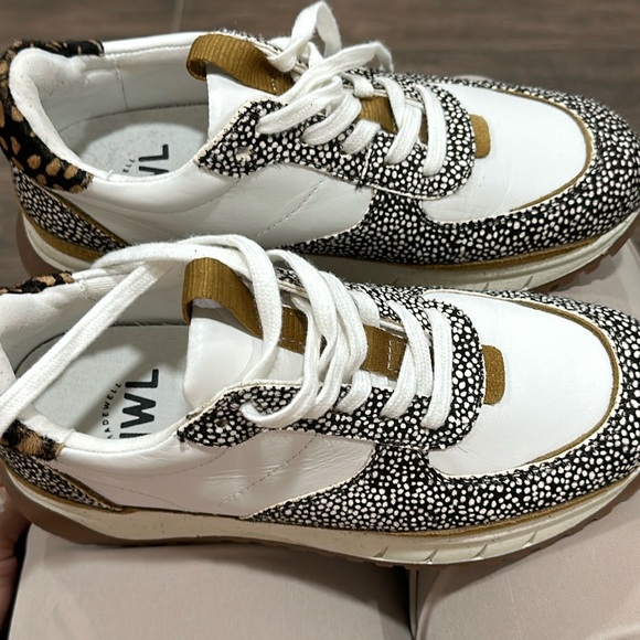 Madewell White and Brown Sneakers with Sporty Design - Picture 5 of 8